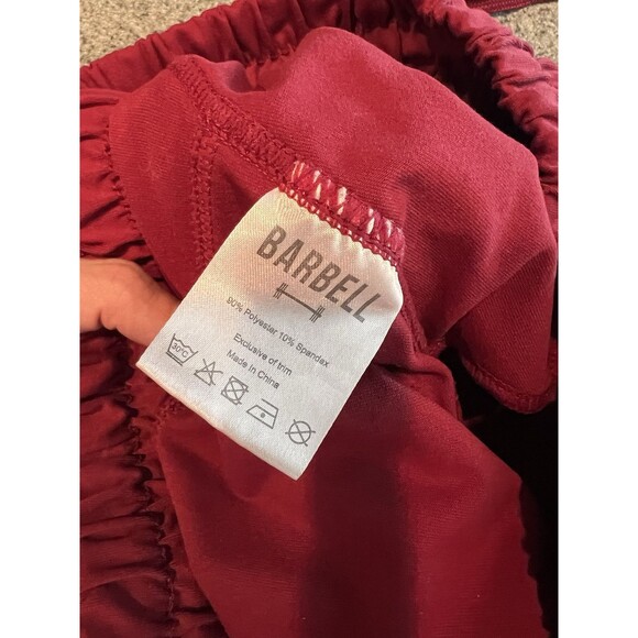 Barbell Apparel Contour Joggers in Berry Red Size Small - Picture 2 of 12